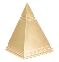 Piramide Gold cm 11,5X11,5X15,5(m-1)