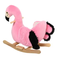 HOMCOM balansoar copii, forma flamingo, 60x33x52 cm(m-14)