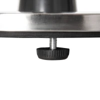 Outsunny Aquecedor de Jardim Elétrico 3000W Aquecedor Infravermelho com 3 Níveis de Aquecimento Proteção IP44 Ø58,5x160-200cm Prata(m-10)