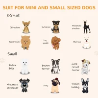 PawHut Wooden Dog House, Pet House Kennel with Openable Top, Wire Door, Removable Bottom for Small Dogs, 80 x 55 x 53.5cm(m-8)