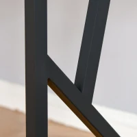 HOMCOM Birou pentru computer, Modern in Stil Industrial MDF, 120x60x76 cm, Maro(m-10)