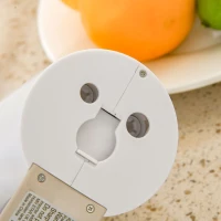 HOMCOM Five-In-One Hand Mixer 500W Electric Whisk Five Speed w/ Stainless Steel Dough Hook Beater Blender Chopper for Kitchen Baking - White(m-10)