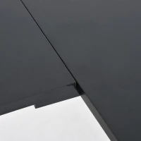 Homcom Masa Birou Colt, 155×130×76 cm – Neagra(m-7)