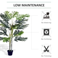 Outsunny Artificial Plant Pot Tree, 150cm(m-6)