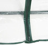 Outsunny Walk in Transparent Greenhouse, Steel Frame, S size(m-9)