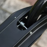 HOMCOM Folding Kids Kick Scooter Ride on Toys-Blue(m-11)