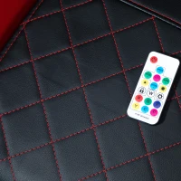 Vinsetto Reclining Gaming Chair with LED Lights, Ergonomic, Lumbar Support, Adjustable Armrest(m-10)