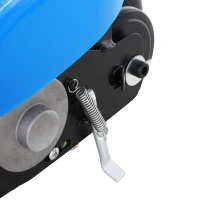 HOMCOM Foldable Electric Scooter for Kids 12V 120W W/Brake Kickstand -Blue(m-8)