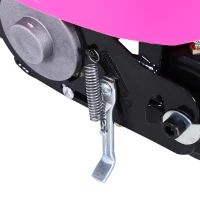 HOMCOM Foldable Electric Scooter Ride on for Kids 12V 120W W/Brake Kickstand-Pink(m-8)