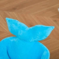 HOMCOM Koń na biegunach z dźwiękiem zwierzak na biegunach huśtawka dla dzieci zabawka dzieci drewno topolowe(m-8)