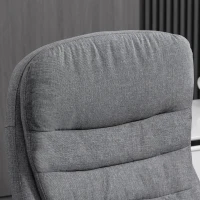 Fotoliu Relax cu Masaj Vinsetto cu Interfata USB si Inaltime Reglabila, 68,5x72x109-119cm, Gri(m-9)