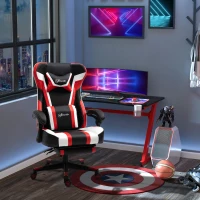 Vinsetto Fotoliu de Gaming, Rabatabil, Inaltime Ajustabila(m-2)