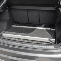 PawHut Portable Dog Ramp, Telescoping Dog Car Ramp with Carry Handle, Non-Slip, Aluminium Frame, Black(m-12)