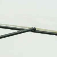 Outsunny Parasol Garden Umbrella Ø2.66m UV Protection 50+ 8 Ribs Tilt-Adjustable Beige(m-9)