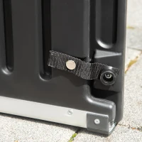 PawHut Portable Dog Ramp, Telescoping Dog Car Ramp with Carry Handle, Non-Slip, Aluminium Frame, Black(m-11)