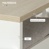 kleankin Estante de Armazenamento Casa de Banho de 3 Níveis Estante Estreita com Alça Lateral Estante com Rodas 48x15x80cm Branco(m-6)