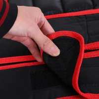 HOMCOM 10kg Adjustable Metal Sand Weight Vest Red(m-9)