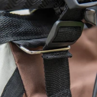 PawHut Small Dog Crate Dog Carrier Dog Travel Crate Folding Fabric Soft 38L x 27W x 26Hcm-Brown(m-13)