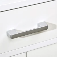 HOMCOM Modern Sideboard with Storage Cabinet, Floor Cupboard with Drawer for Living Room, Bedroom, Hallway, White(m-9)