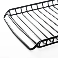 HOMCOM Autodach-Gepäckträger | Stahl | 134 x 100 x 10 cm | Schwarz(m-7)