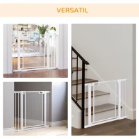 PawHut Poarta Siguranta Reglabila 75‑103 cm(m-7)