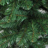 HOMCOM Árvore de Natal Artificial 210cm Ignífugo com 631 Ramos de PVC e Suporte de Metal Decoração de Natal para Interiores Verde(m-7)