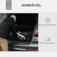 HOMCOM Andador para Idosos Dobrável de Alumínio com Altura Ajustável Assento 4 Rodas Freios Manuais Apoio para os Braços e Bolsa para Pessoas Maiores 73x64x106-136cm Cinza(m-5)