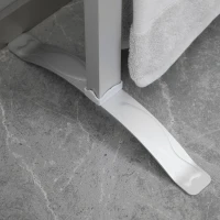 HOMCOM Incalzitor electric pentru prosoape , din aluminiu cu 6 bare, argintiu(m-8)