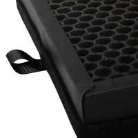 HOMCOM Filtro de Substituição HEPA H13 para Purificador de Ar com Função de Eliminar Virus Poeira e Alérgenos Filtro de Carvão Ativo para Utilização por 6 Meses 35,5x23,9x3,8cm Branco(m-6)