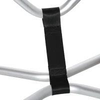 HOMCOM Kayak Cart Aluminum Boat Canoe Carrier Dolly Trolley Transport Trailer with Airless Beach Tires for Sand 75L x 43D x 46H cm(m-7)