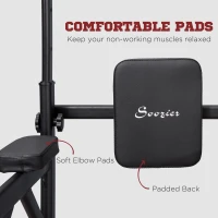 Homcom Aparat de Tractiune Maini si Picioare Power Tower Multifunctiune Body Sculpt(m-7)