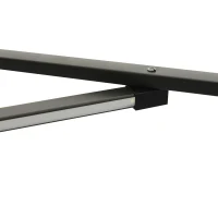 Outsunny Umbrela de Soare cu Brat, Manivela si 8 benzi LED cu Energie Solara(m-10)