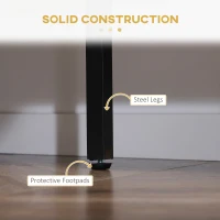 HOMCOM Dulap TV pentru televizor de pana la 55 inchi, suport TV cu sertar, rafturi de depozitare, picioare din otel si gauri pentru cablu pentru camera de zi, dormitor, gri(m-7)