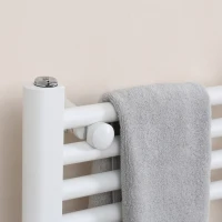 HOMCOM Badezimmerheizung, 24/7-Programmierung, 4 Modi, Überhitzungsschutz, 50 cm x 129 cm, Weiß(m-9)