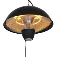 Outsunny Lampa pentru Incalzire Electrica Suspendata pentru Externa cu Iluminatie Led 1500W(m-7)