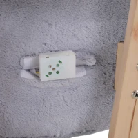 HOMCOM Schommelstoel met muziek schommelpinguïn schommelpaard handgrepen pluche(m-8)