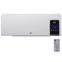 Homcom incalzitor Electric de Perete – 1000/2000W, Timer & Oscilatie(m-11)