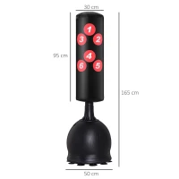 Homcom Sac Box 165 cm – Pentru Adulti & Copii, Model pe Sol(m-3)