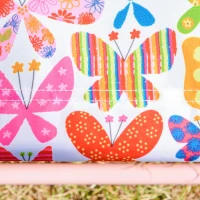 Ligbed voor kinderen 180 ° verstelbaar, opvouwbaar tuinbed voor 2-6 jaar roze(m-8)