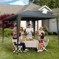 Partytent voor in de tuin paviljoen partytent feesttent tuintent tent 2 kleuren 3 x 3 m(m-10)