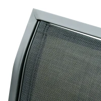 Ławka bujana Outsunny 3-osobowa ławka ogrodowa huśtawka ogrodowa ławka parkowa metal czarna 151 x 75 x 85 cm(m-8)