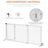 PawHut veiligheidshek 113-166cm x 36cm x 71cm(m-8)