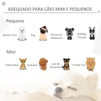 PawHut Gaiola Dobrável para Cães 61x43x50cm Gaiola de Metal para Cães com Bandeja Amovível com Travão Prata e Branco(m-7)