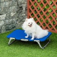 PawHut Saltele pliabile pentru Caini in Tesatura Oxford pentru Caini, Albastru, 59x46x15cm(m-2)