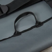 PawHut Patut pentru Caini Pliabil din Otel si Material Oxford pentru Interior si Exterior 59x46x15cm Gri(m-10)