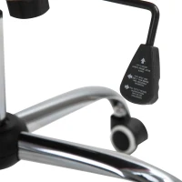 Vinsetto HOMCOM Ergonomiczne krzesło biurowe, Fotel biurowy, wyściełane oparcie, różowy, PU, 59,5 x 60,5 x 95–105 cm szary(m-8)