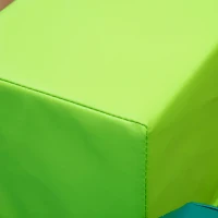 HOMCOM 5 Blocs de Construction en Mousse XXL - Jeux éducatif - Module motricité - parcours motricité enfant- certifiés Normes EN71-1-2-3 - Mousse EPE revêtement PU Multicolore(m-8)