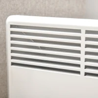 HOMCOM Radiateur électrique convecteur mural 1800 W avec thermostat - panneau LED - 87 x 23,5 x 45,5 cm - blanc(m-8)