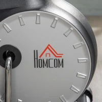 HOMCOM Vélo elliptique 2 en 1 vélo d'appartement écran LCD Multifonction Hauteur & résistance réglable Acier Noir(m-9)