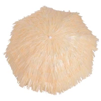 Outsunny Ombrellone da Spiaggia a 8 Stecche con Palo Inclinabile, in Poliestere e Metallo, 1.6x2 m, Beige(m-9)